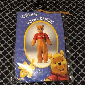 VTG 2001 Disguise Orange Winnie The Pooh Riffic Halloween Toddler Costume Sz 4-6
